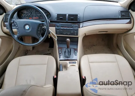 2003 BMW 325 I z USA, uszkodzony, nr VIN WBAET37453NJ33624